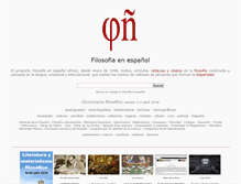 Tablet Screenshot of filosofia.org