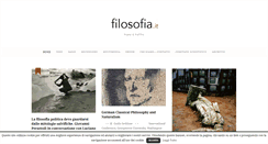Desktop Screenshot of filosofia.it