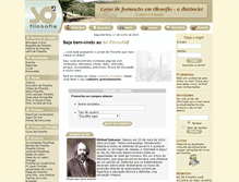 Tablet Screenshot of filosofia.com.br