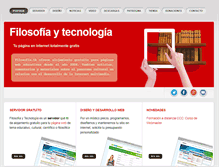 Tablet Screenshot of filosofia.tk